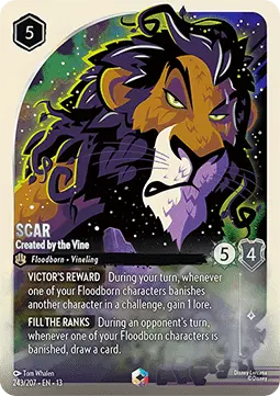 Scar - Created by the Vine (V.2) - Attack of the Vine! (Enchanted) [13ATV-243]