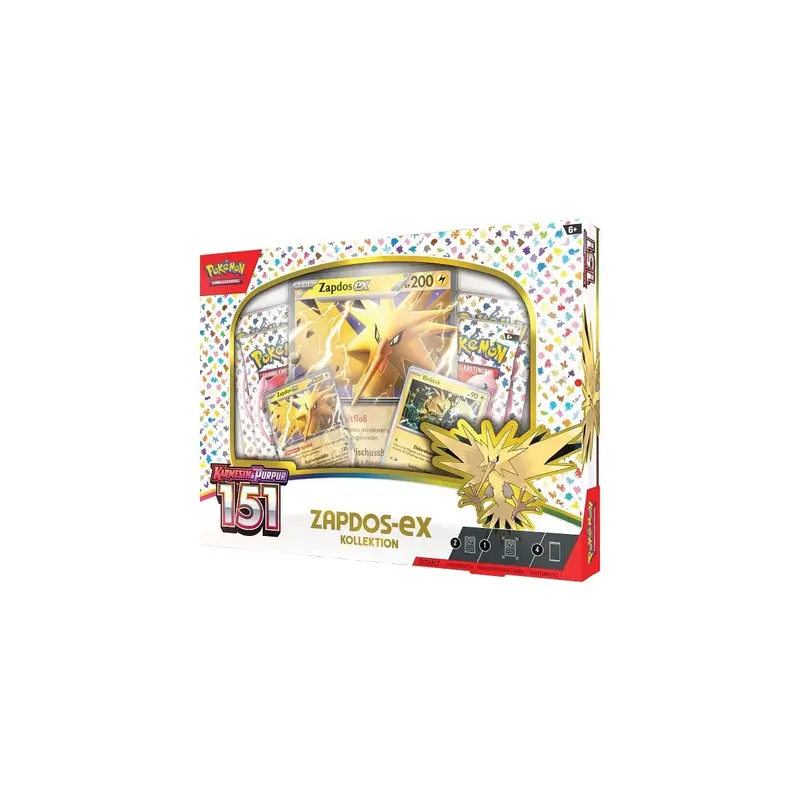 Scarlet & Violet 151 Zapdos ex Kollektion - Deutsch