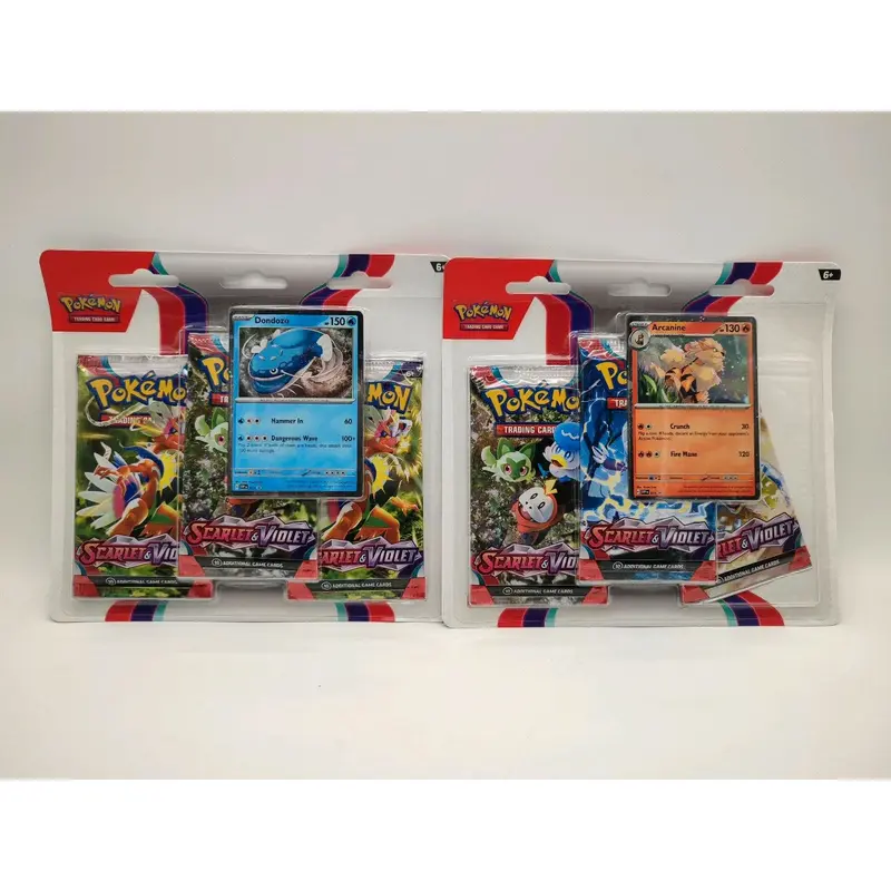 Scarlet & Violet 3er Blister - EN
