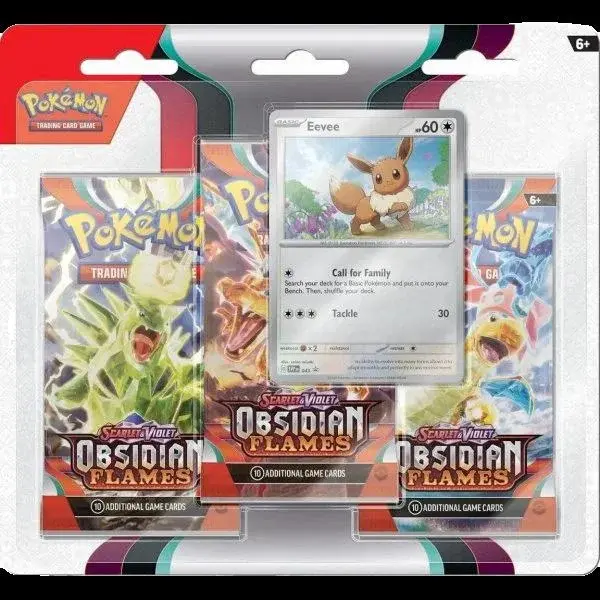 Scarlet & Violet Obsidian Flames 3er Blister - EN