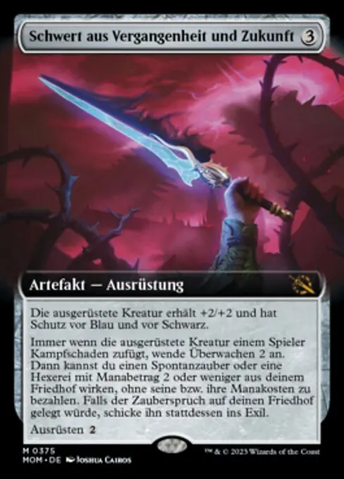 Schwert aus Vergangenheit und Zukunft XMOM-375 Mythic Deutsch