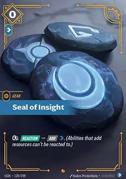 Seal of Insight - Origins (Epic) [OGN-120]