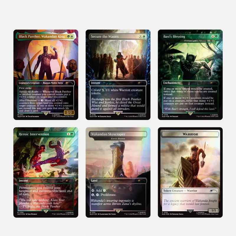 Secret Lair X Marvel - Black Panther Rainbow Foil Edition - (English)