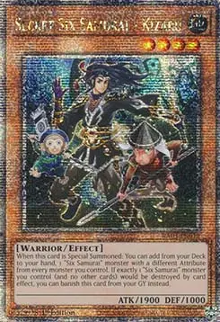 Secret Six Samurai - Kizaru (V.5 - Quarter Century Secret Rare) - Quarter Century Bonanza (Quarter Century Secret Rare) [017]