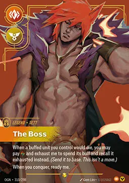Sett, The Boss (V.2 - Showcase) - Origins (Showcase) [OGN-310]