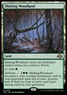 Shifting Woodland MH3-228 Rare Excellent Englisch