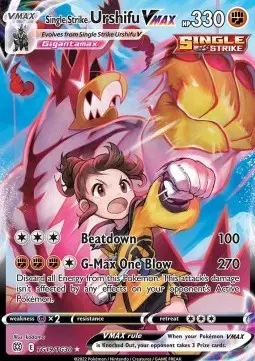 Single Strike Urshifu VMAX BRS-TG19 Ultra Rare Near Mint Englisch