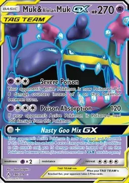 Sleimok & Alola- Sleimok GX UNB-196 Ultra Rare Deutsch