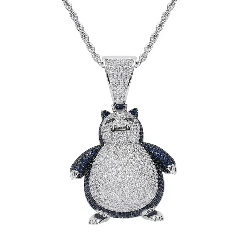 Snorlax Relaxo Hip Hop Kette