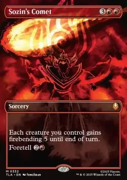 Sozin's Comet (V.2) XTLA-332 Mythic Near Mint Englisch Foil