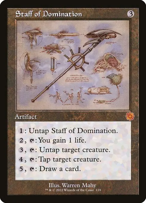 Staff of Domination (V.2) BRR-119 Mythic Englisch
