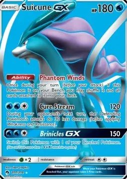 Suicune GX LOT-200 Ultra Rare Deutsch