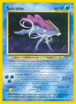 Suicune NR-27 Rare Deutsch