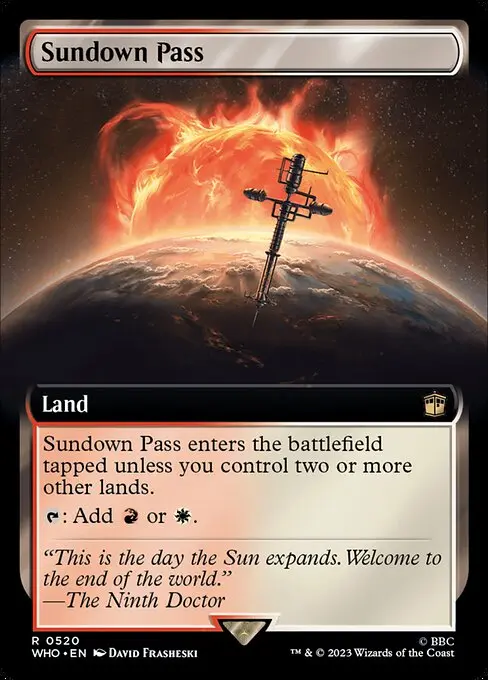 Sundown Pass (V.1) XWHO-520 Rare Englisch
