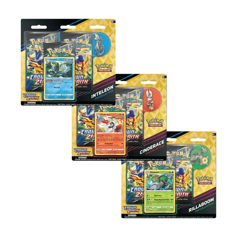 Sword & Shield Crown Zenith 3er Blister - EN