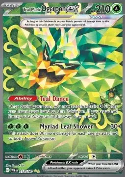 Teal Mask Ogerpon ex - Twilight Masquerade (Special Illustration Rare) [211]