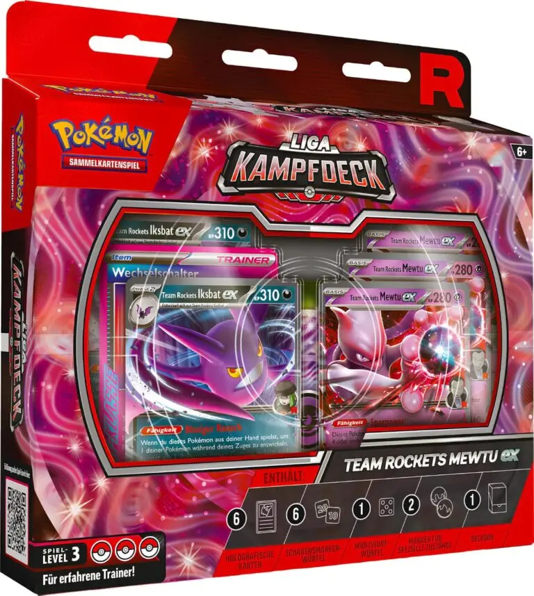 Team Rockets Mewtu ex Liga Kampfdeck DE