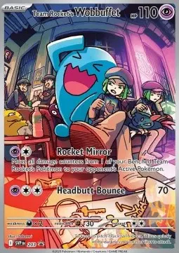 Team Rocket's Wobbuffet SVP-203 Promo Excellent Englisch