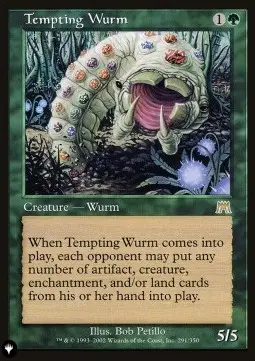 Tempting Wurm ZNL-291 Rare Englisch