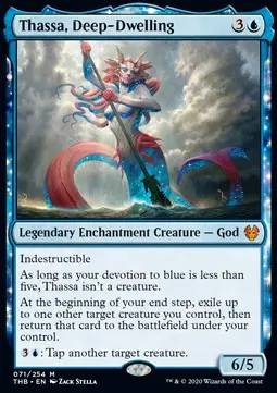 Thassa, Deep-Dwelling THB-71 Mythic Near Mint Englisch Foil