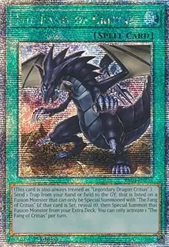 The Fang of Critias (V.2 - Quarter Century Secret Rare) - Quarter Century Stampede (Quarter Century Secret Rare) [RA04-255]
