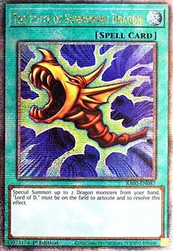 The Flute of Summoning Dragon (V.2 - Quarter Century Secret Rare) - Quarter Century Bonanza (Quarter Century Secret Rare) [087]