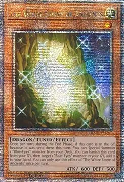 The White Stone of Ancients (V.2 - Quarter Century Secret Rare) - Quarter Century Stampede (Quarter Century Secret Rare) [RA04-267]