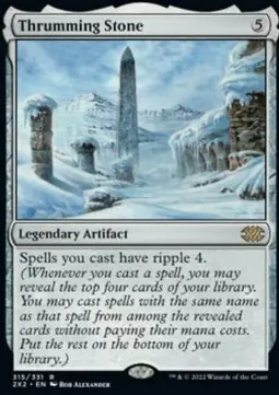 Thrumming Stone 2X2-315 Rare Good Englisch Foil