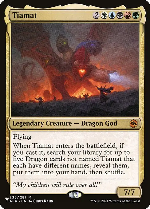 Tiamat ZNL-235 Mythic Englisch