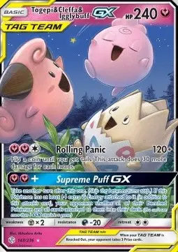 Togepi & Pii & Fluffeluff GX CEC-143 Ultra Rare Deutsch