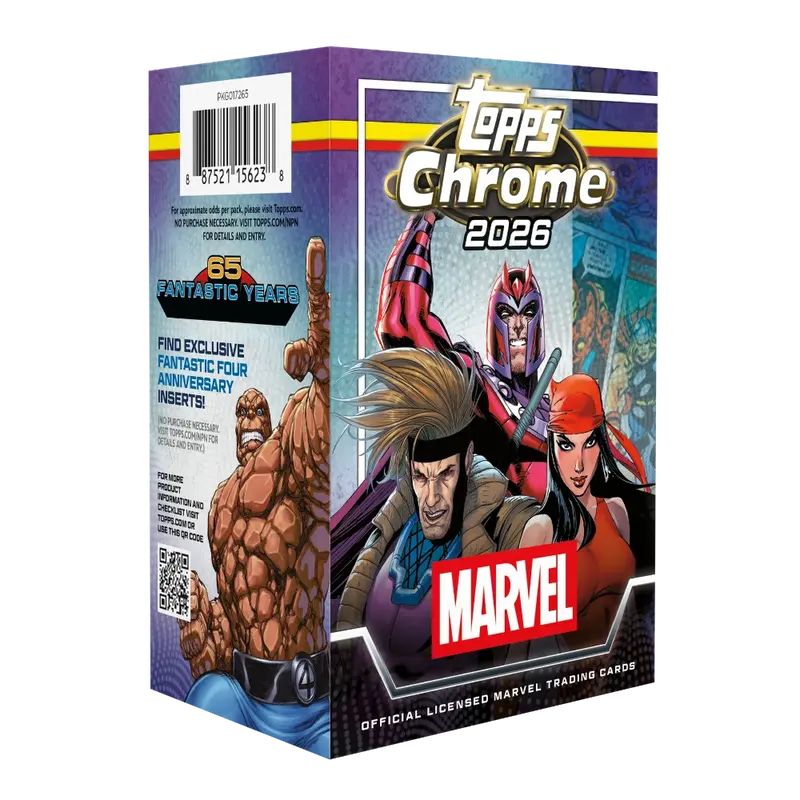 Topps 2026 Chrome Marvel Comics - Value Box