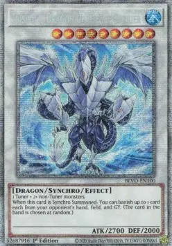 Trishula, Dragon of the Ice Barrier - Blazing Vortex (Starlight Rare) [BLVO-100]