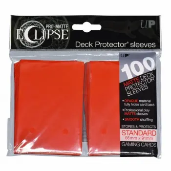 Ultra Pro - Apple Red PRO-Matte Eclipse Protector (100)