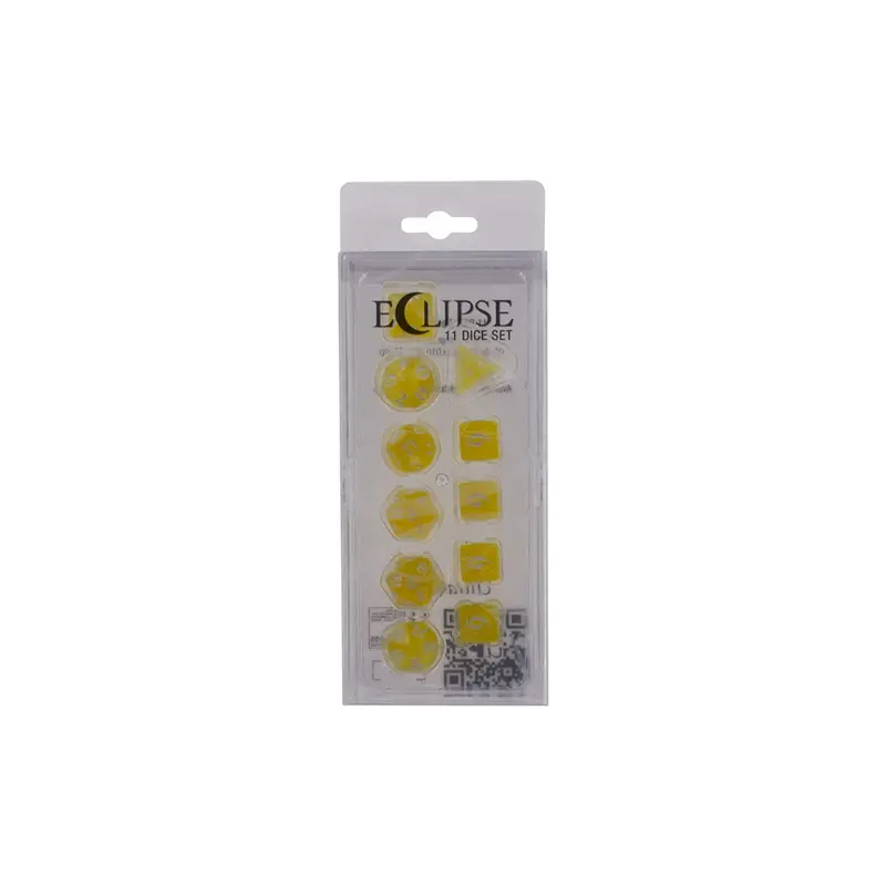 Ultra Pro - Eclipse 11 Dice Set - Lemon Yellow