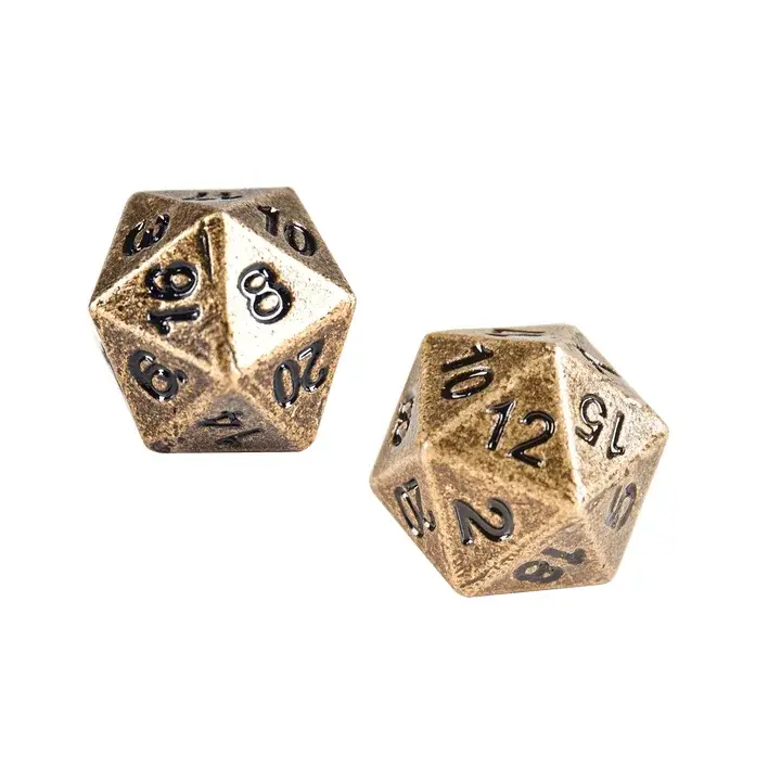 Ultra PRO - Heavy Metal D20 - Antique Bronze