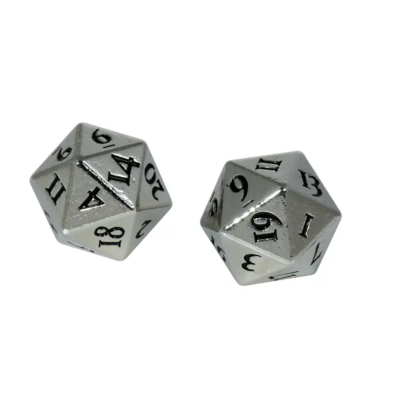 Ultra PRO - Heavy Metal D20 - Chrome