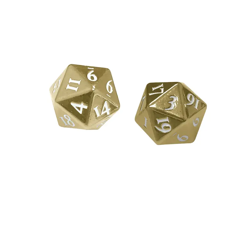 Ultra PRO - Heavy Metal D20 - Gold