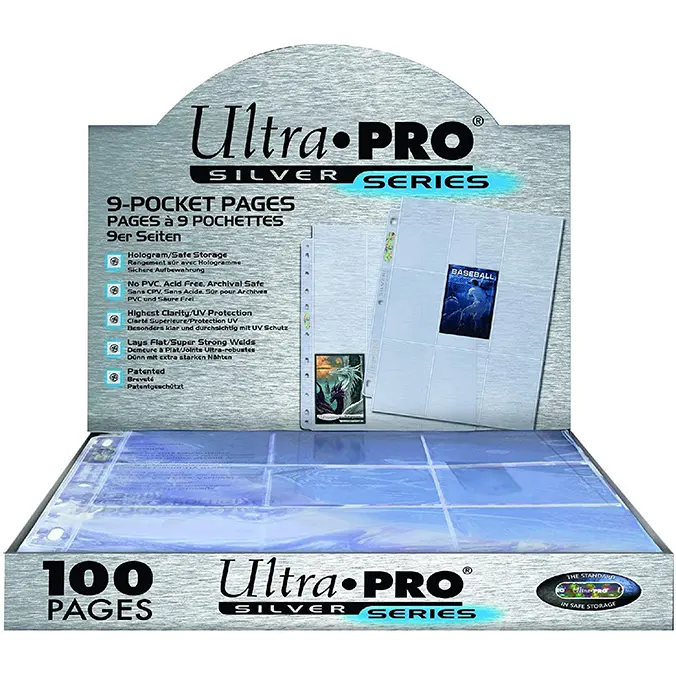 Ultra Pro Silver Series 9-Pocket Pages Ordner 100 Seiten
