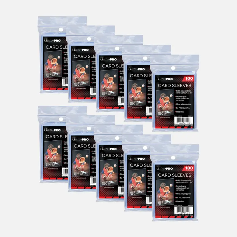 Ultra Pro - Standard Card Sleeves - Regular Soft Card (100 Stück) - 10er Pack