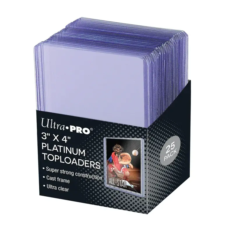 Ultra PRO -  Toploader  - 3"x4" - Platinum
