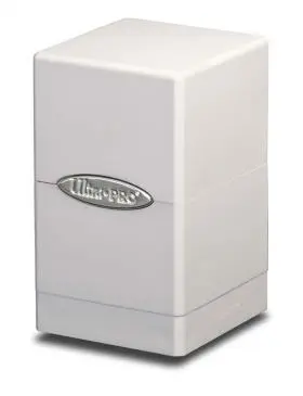 Ultra Pro - White Satin Tower Deck Box