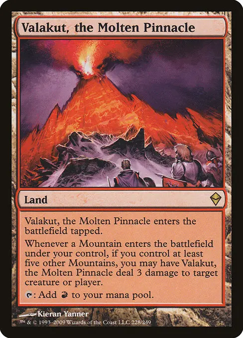 Valakut, the Molten Pinnacle ZEN-228 Rare Englisch