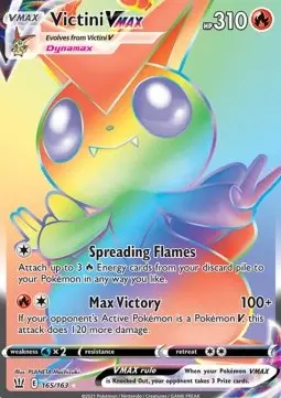 Victini VMAX BST-165 Secret Rare Deutsch