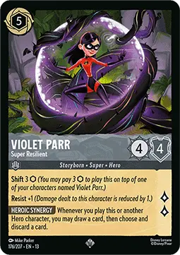 Violet Parr - Super Resilient - Attack of the Vine! (Super Rare) [13ATV-176]