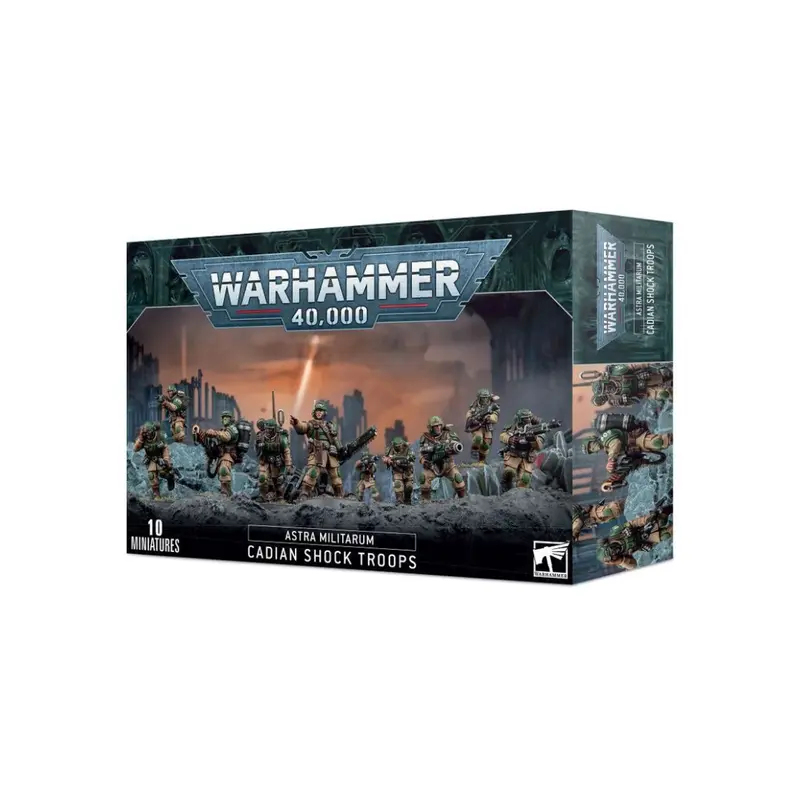 Warhammer 40K Astra Militarum - Cadian Shock Troops
