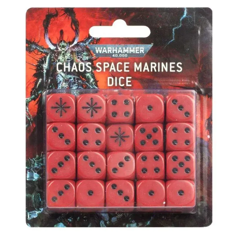 Warhammer 40k - Dice - Chaos Space Marines
