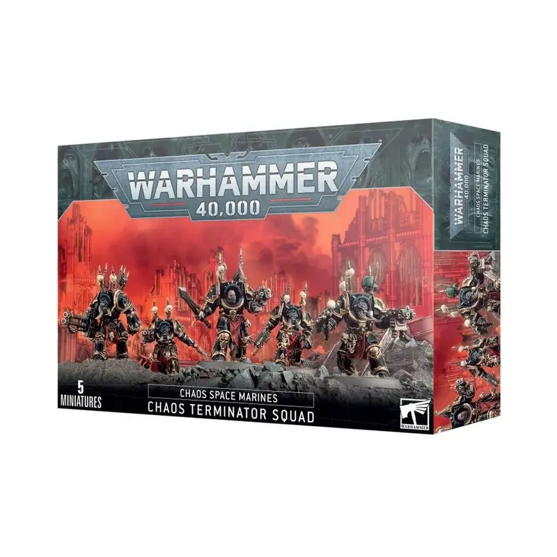 Warhammer 40k - Figuren - Armeen des Chaos - Chaos Space Marines - Chaosterminatortrupp