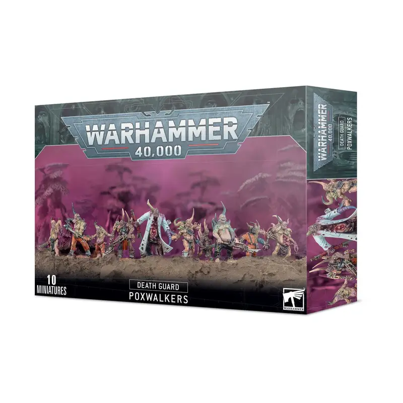 Warhammer 40k - Figuren - Armeen des Chaos - Death Guard - Poxwalkers