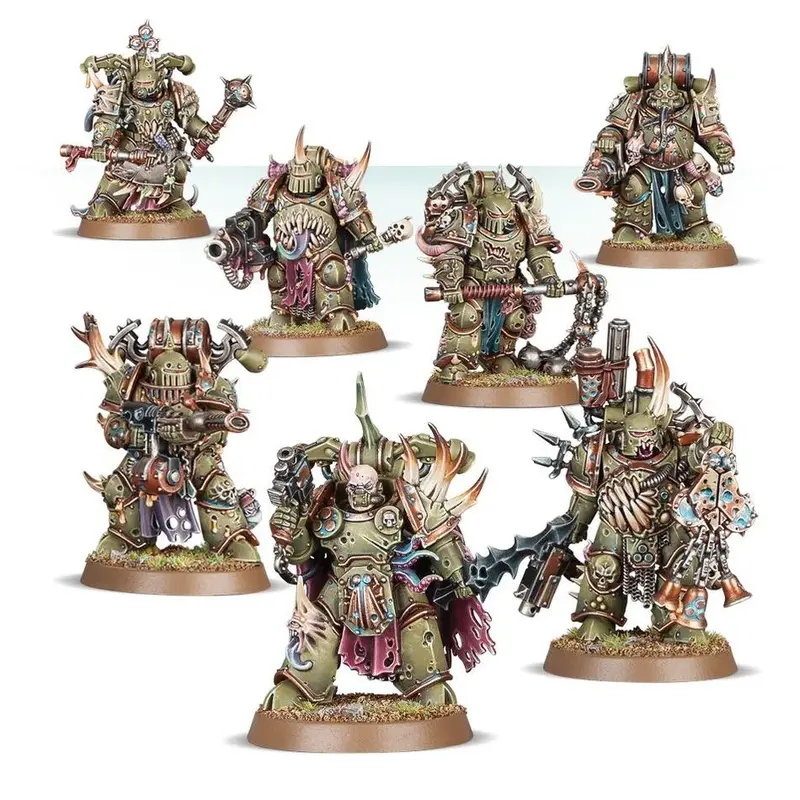 Warhammer 40k - Figuren - Armeen des Chaos - Death Guard - Seuchenmarines