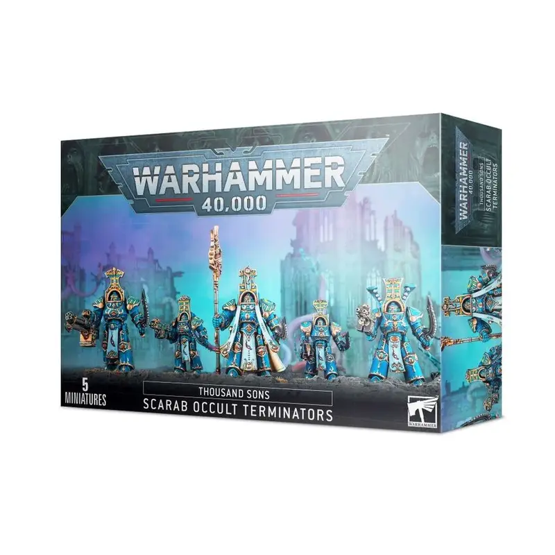 Warhammer 40k - Figuren - Armeen des Chaos - Thousand Sons - Skarabäenkult-Terminatoren